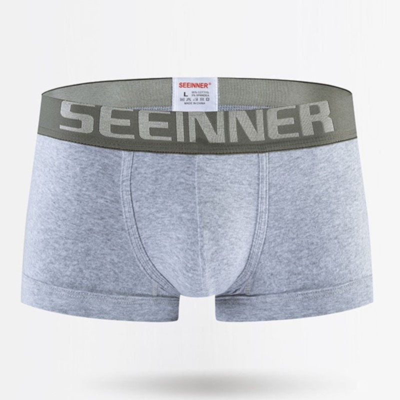 Boxer Brief Pack Cotton - Seeinner Boxer homme coton U poche