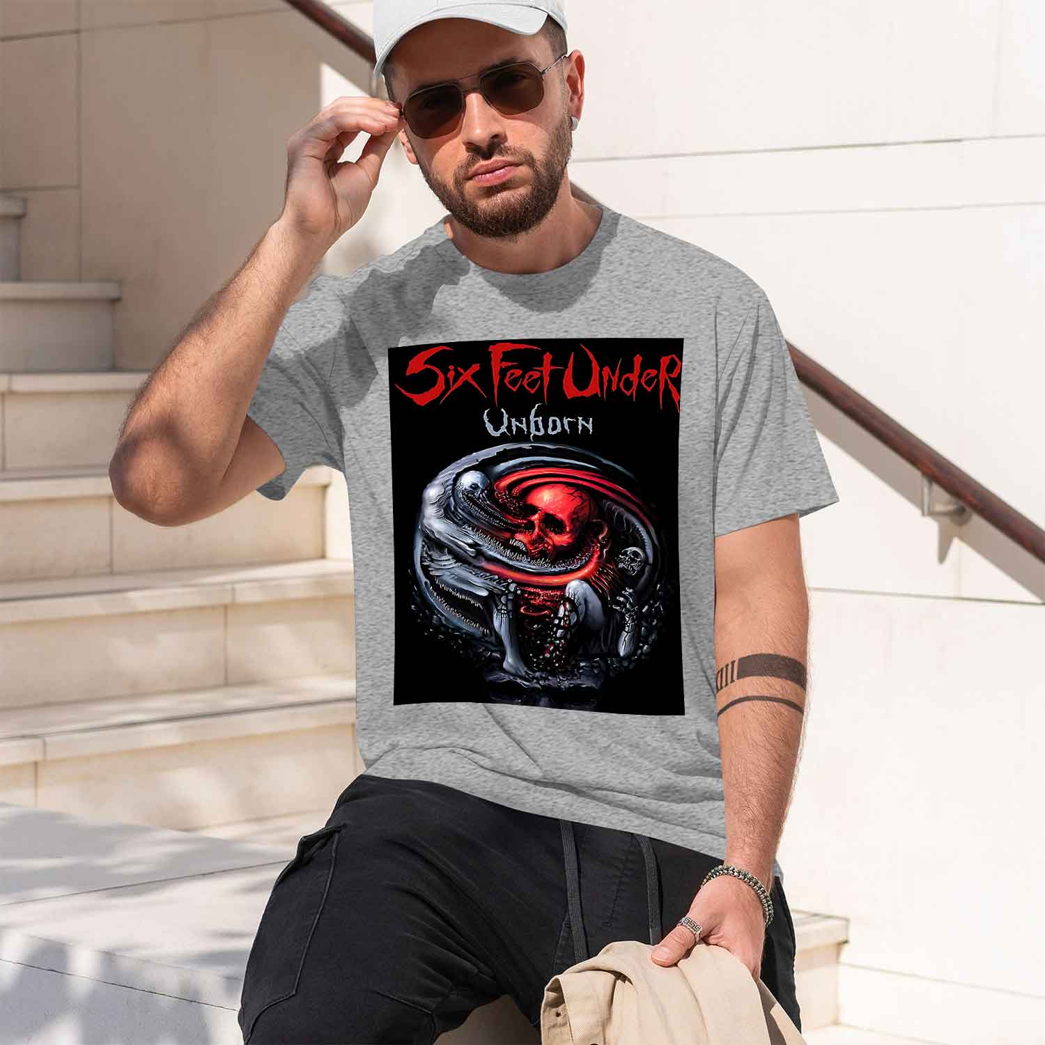 Six Feet Under – Unborn back 2 - Undershirt Crew Neck avis et prix