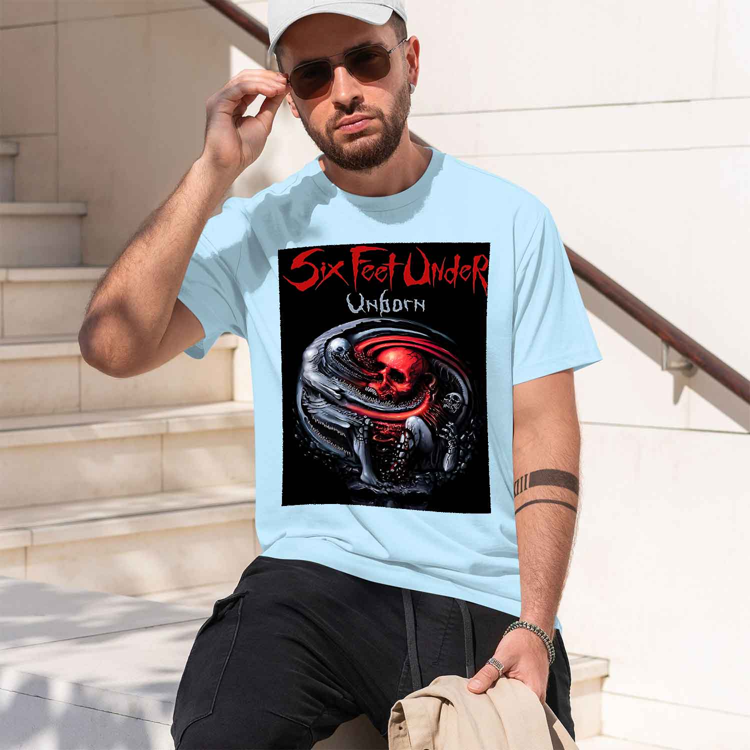 Six Feet Under – Unborn back 2 - Undershirt Crew Neck avis et prix